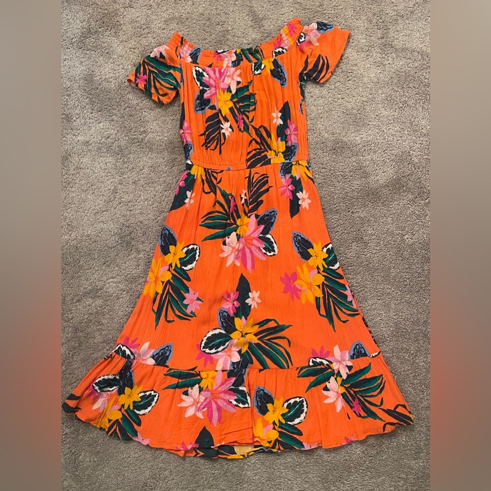 XS, Floral Dress, Mid Length